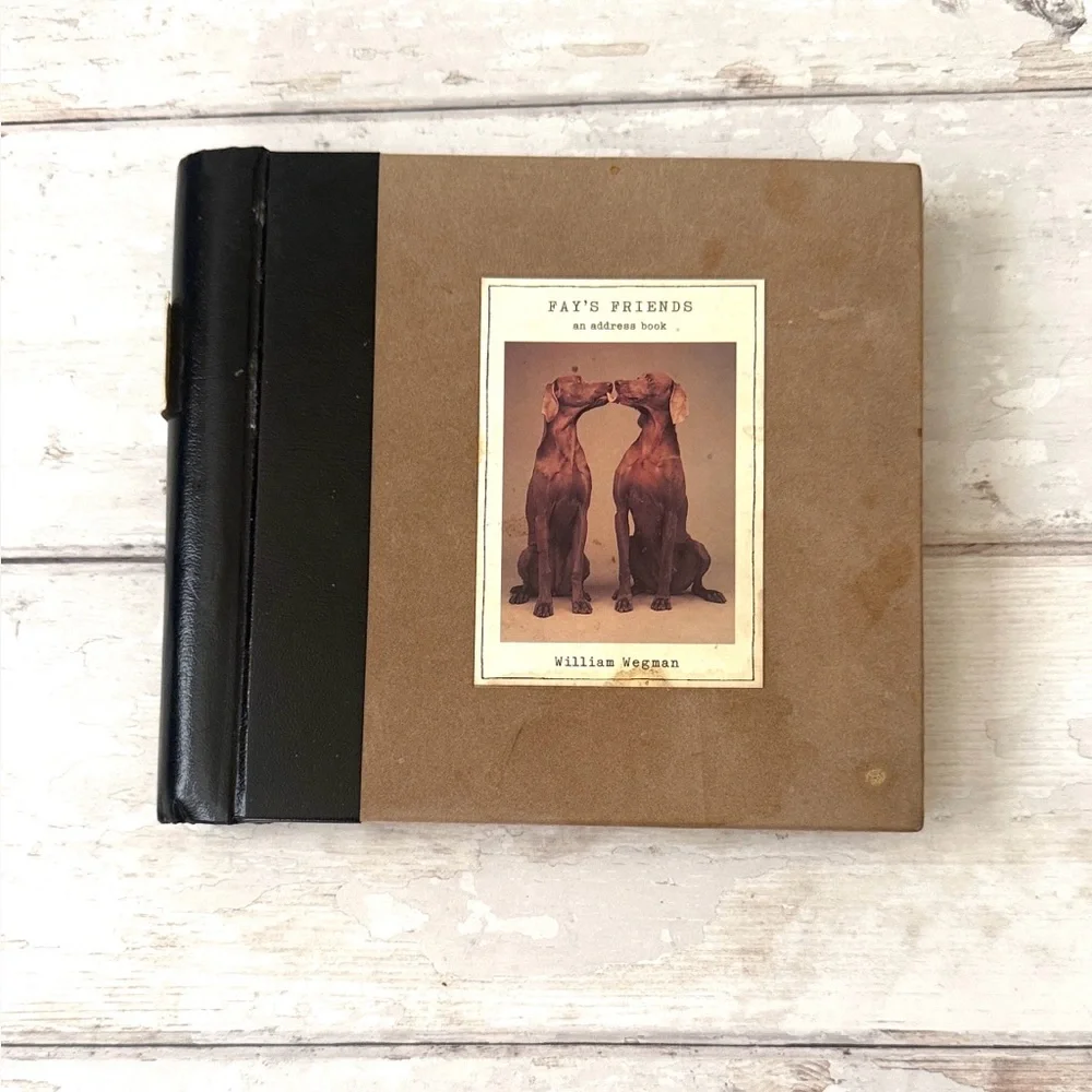 Rays Friends Dog Themed Address Phone Number Book Letter Finger Tabs Never Used